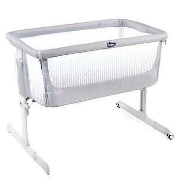 Chicco Next 2 Me Air Bedside Crib, Titanium