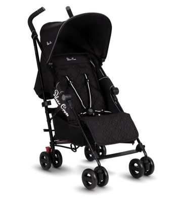 Silver Cross Zest black stroller