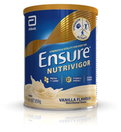 Ensure NutriVigor Vanilla Flavour Nutritional Shake 850g