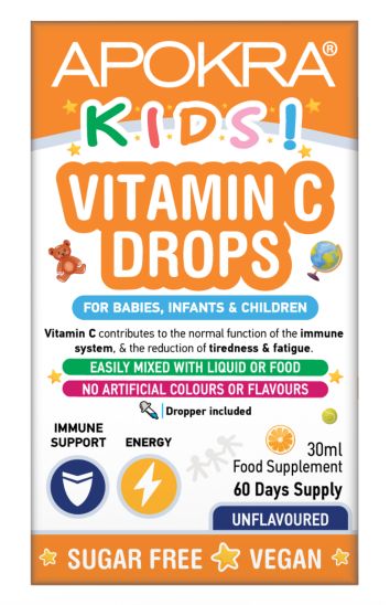 Memoraid Kids Vegan Vitamin C Drops 30ml