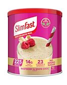 SlimFast Raspberry & White Chocolate Flavour Shake 365g