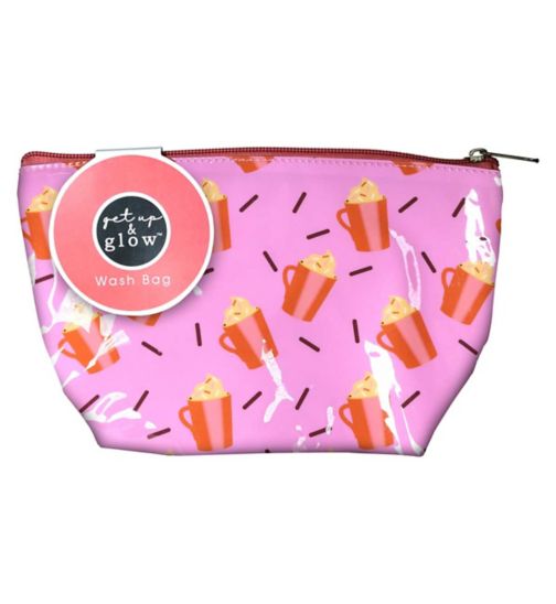 Get Up and Glow wash bag cute