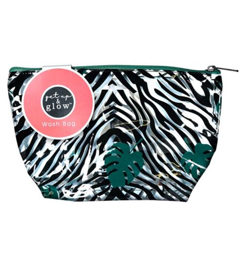 Get Up and Glow wash bag tropical