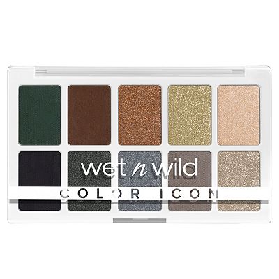 Wet n Wild 10-pan eyeshadow palette lights off 12g