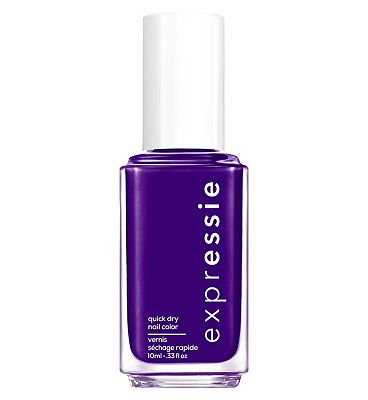 Essie expressie 414 No Time to Pause, Bold Purple Colour, Quick Dry Nail Polish 10ml