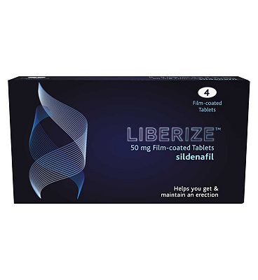 Liberize 50mg Film-coated  Sildenafil - 4 Tablets