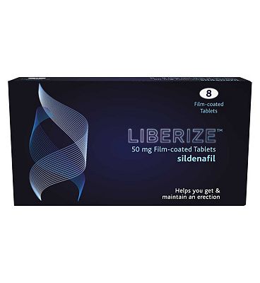 Liberize 50mg Film-coated Sildenafil - 8 Tablets