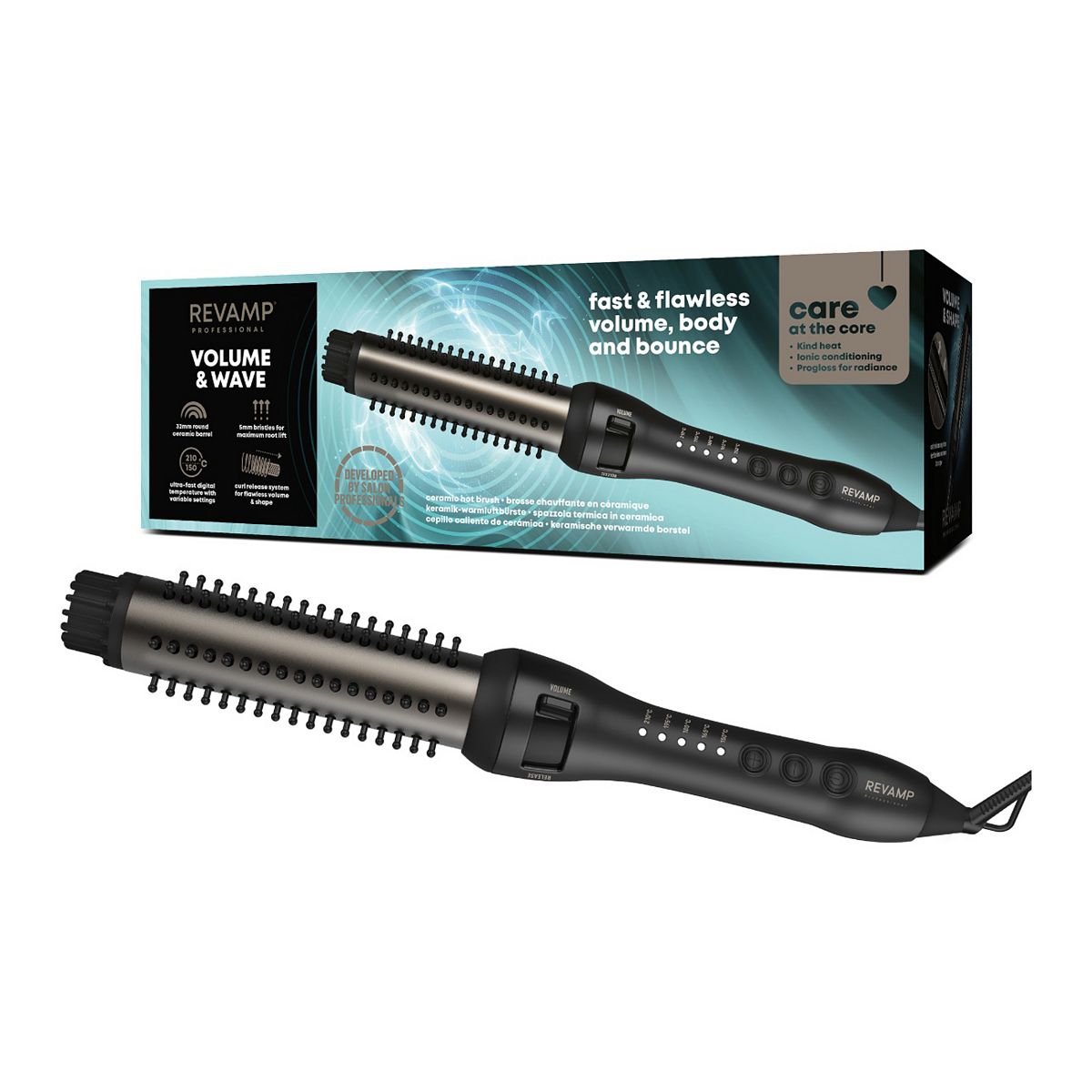 Revamp Volume & Wave Ceramic Hot Brush
