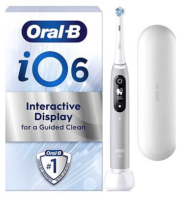 Oral-B iO6 Grey Opal Electric Toothbrush - Boots