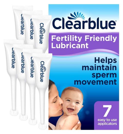 Clearblue Fertility Friendly Lubricant, Helps Maintain Sperm Movement, 7 x 4ml Prefilled Applicators