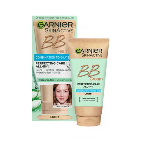 Garnier Oil-Free Perfecting Care All-in-1 BB Cream SPF25 Light Shade 50ml