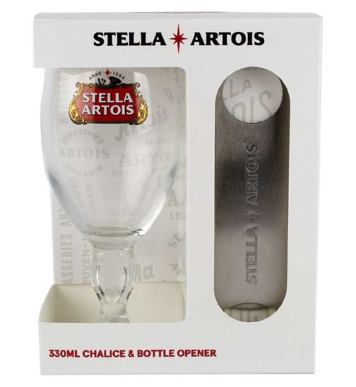 Stella Artois 33cl chalice and opener