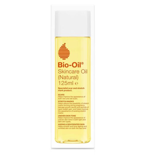 Bio-Oil Natural Oil 125ml Skincare Oil For Scars, Stretch Marks And Uneven Skin Tone