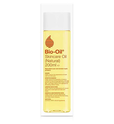 Bio-Oil Natural Oil 200ml Skincare Oil For Scars, Stretch Marks And Uneven Skin Tone