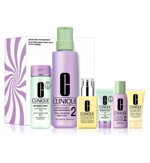 Clinique Great Skin Everywhere: Skincare Gift Set For Drier Skin