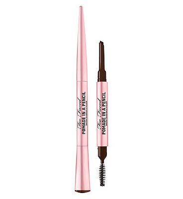 Too Faced Pomade in a Pencil Medium Brown medium brown