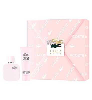 Lacoste pink outlet gift set