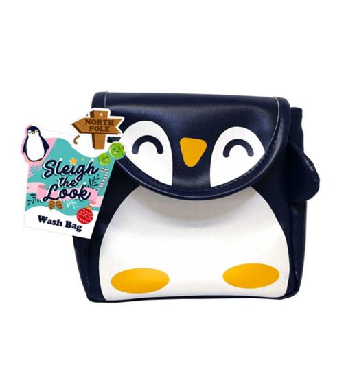 Sleigh The Look Wash Bag Penguin