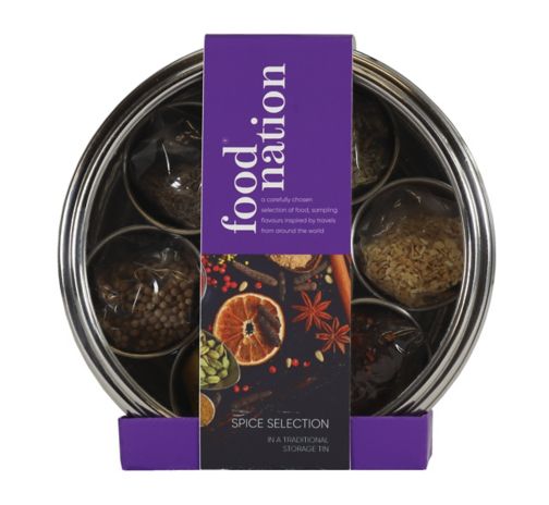 Food Nation  Spice Selection in a Traditional Spice Tin