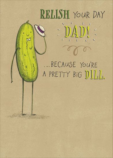 Father's Day Dad relish card