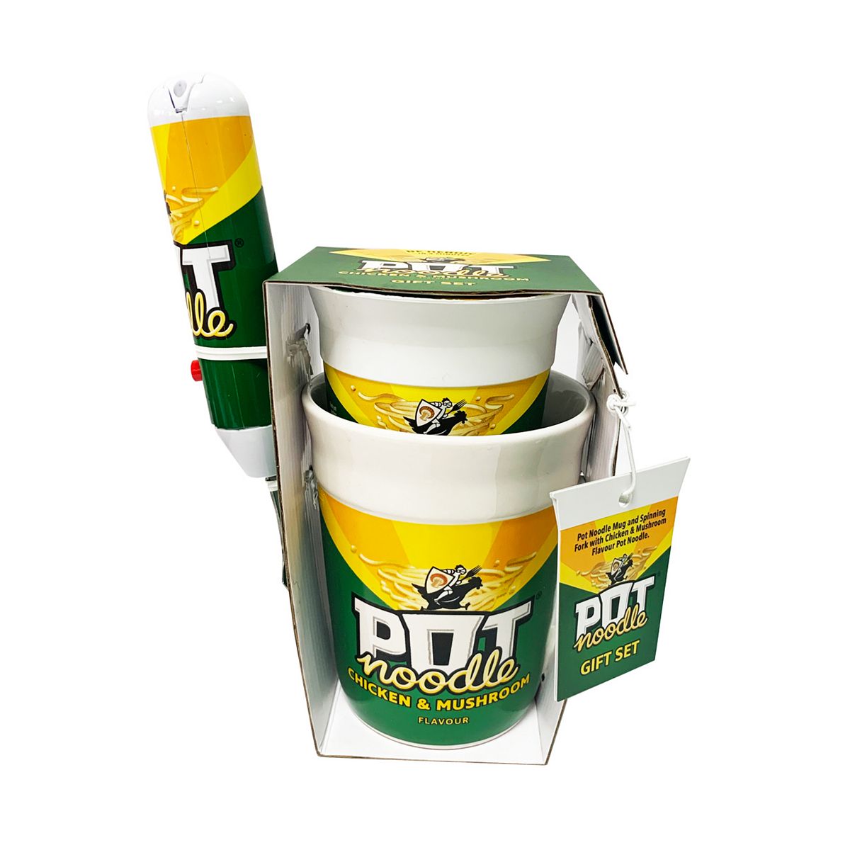 Pot Noodle Spinning Fork Mug (Chicken And Mushroom)