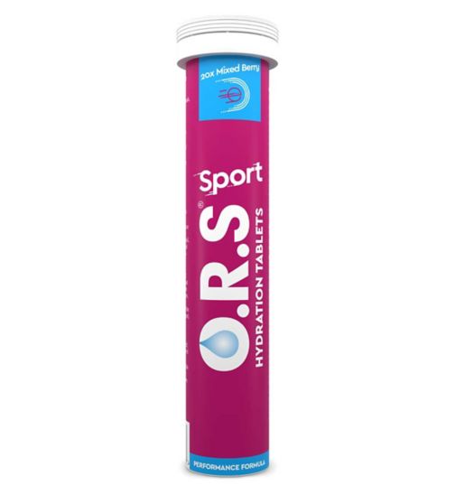 O.R.S. Sports Hydration Tablets Berry 20s
