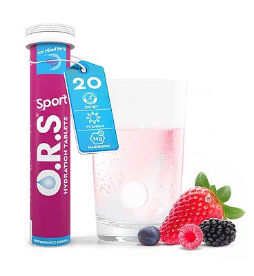 O.R.S. Sports Hydration Tablets Berry 20s