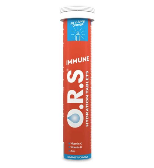 O.R.S. Immune Hydration Tablets Orange 20s