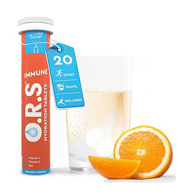 O.R.S. Immune Hydration Tablets Orange 20s