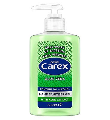 Carex Aloe Vera Antibacterial Hand Sanitiser Gel 300ml