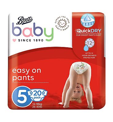 Boots Baby Easy On Pants Junior Size 5 20s