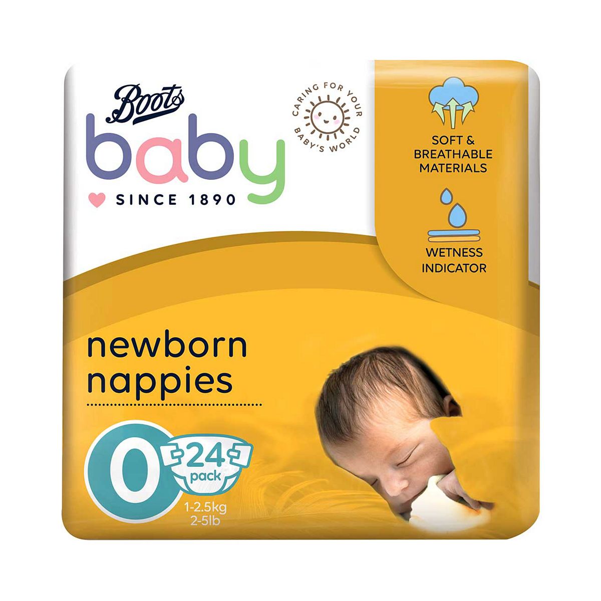 Boots Baby Nappies Premature Size 0 24S