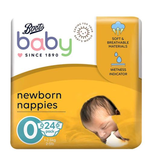 Boots Baby Nappies Premature size 0 24s