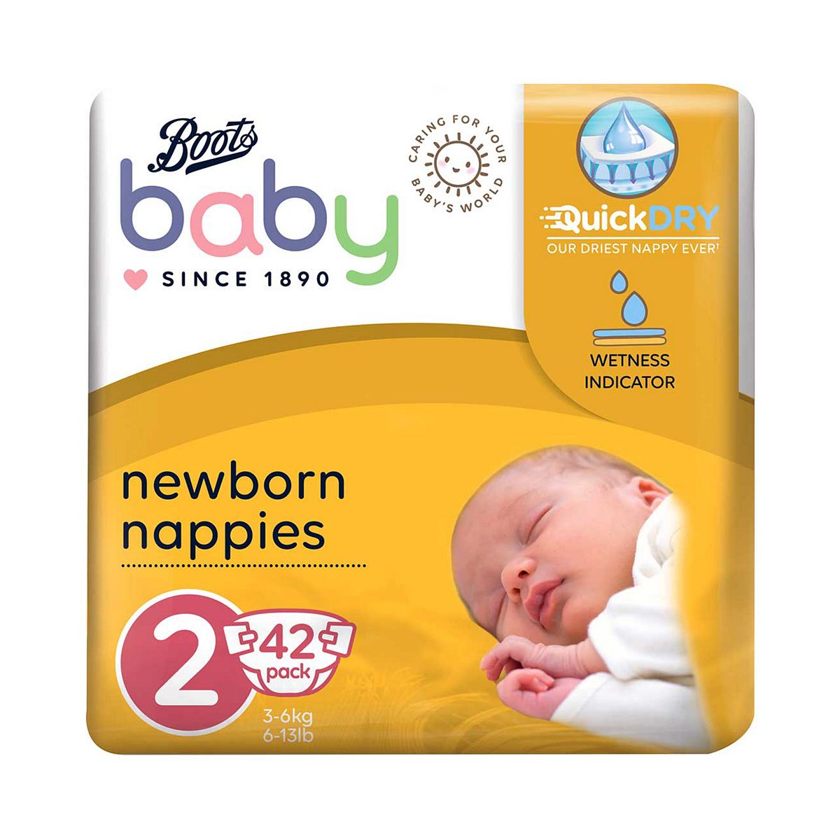   Baby Nappies New Born Size 2 42S