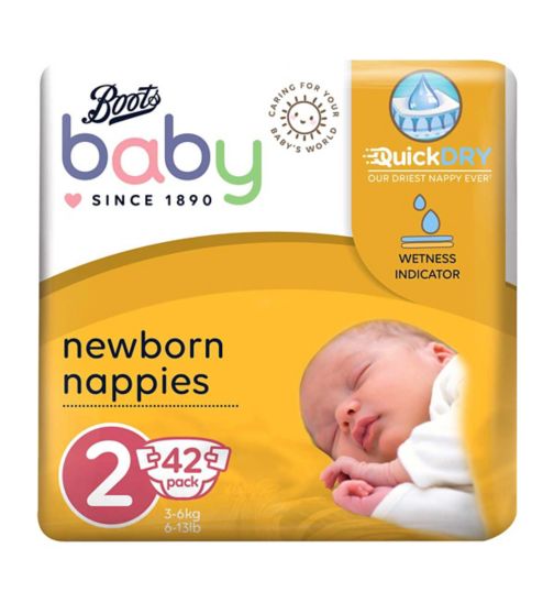Boots Baby Nappies New Born Size 2 42s