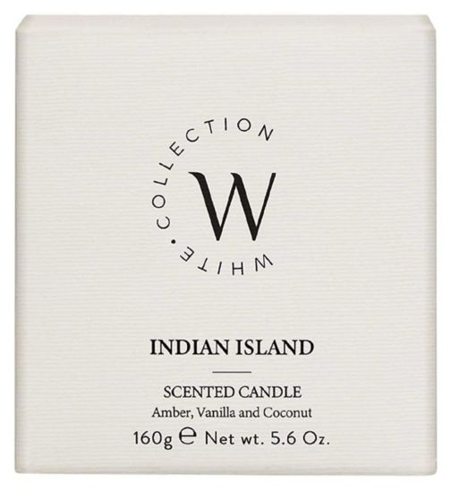 The White Collection Indian Island Candle 160g