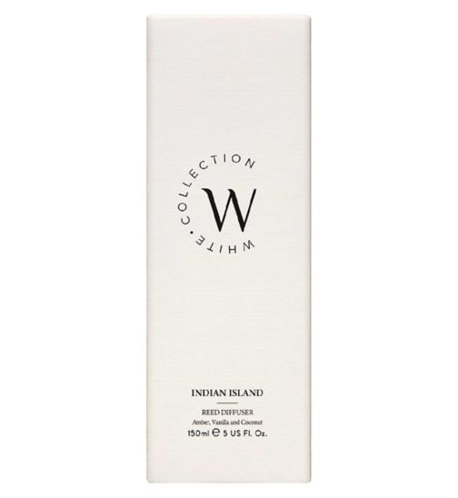 The White Collection Indian Island Reed Diffuser 150ml
