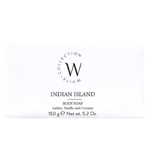 The White Collection Indian Island Body Soap 150g