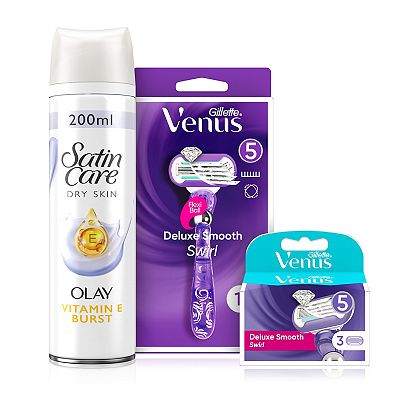 venus perfect shave (non-gel bar) bundle