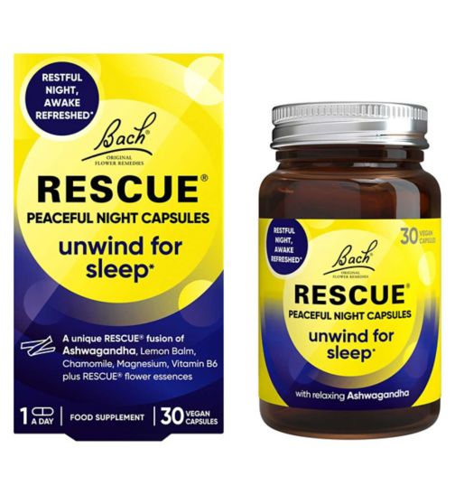Bach Rescue Peaceful Night Capsules 30s