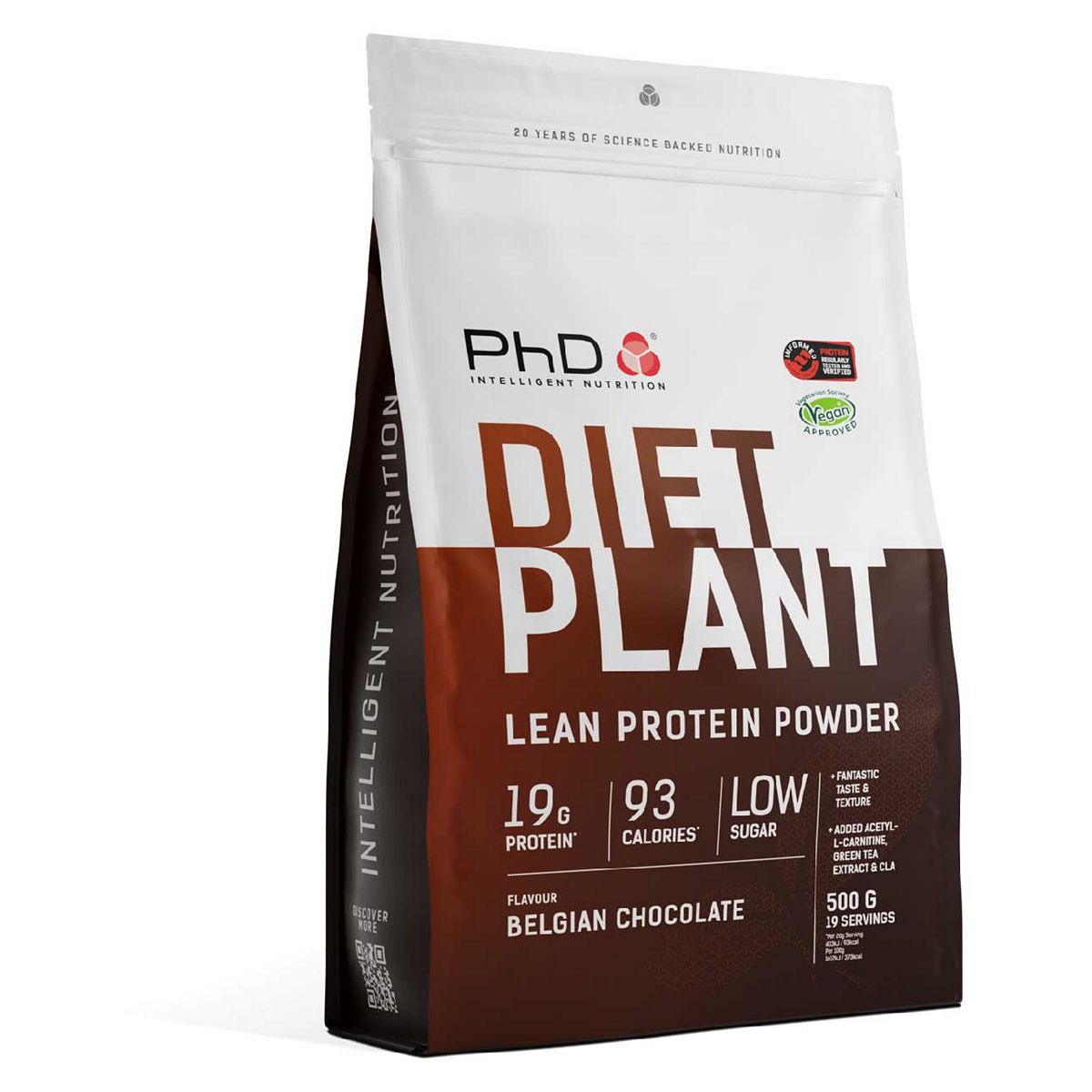 Phd Diet Plant Powder Belgian Chocolate 500G