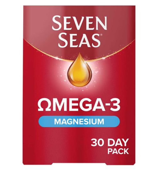 Seven Seas Omega-3 Fish Oil & Magnesium with Vitamin D 30 Day Duo Pack