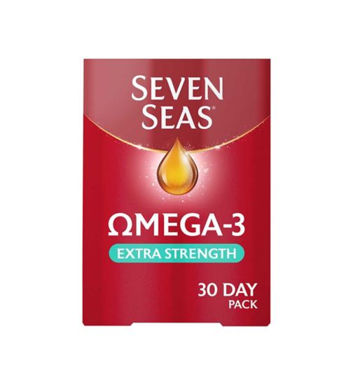 Seven Seas Omega-3 Fish Oil Extra Strength with Vitamin D 30 Capsules