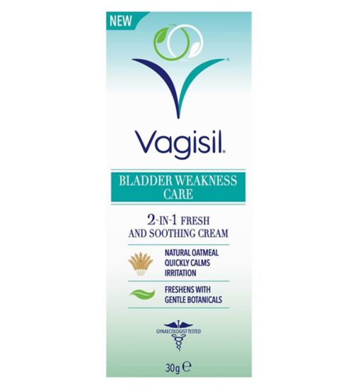 Vagisil Bladder Weakness Care 2 in 1 Cream 30g