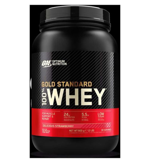 Optimum Nutrition Gold Standard Whey Powder Strawberry 908g