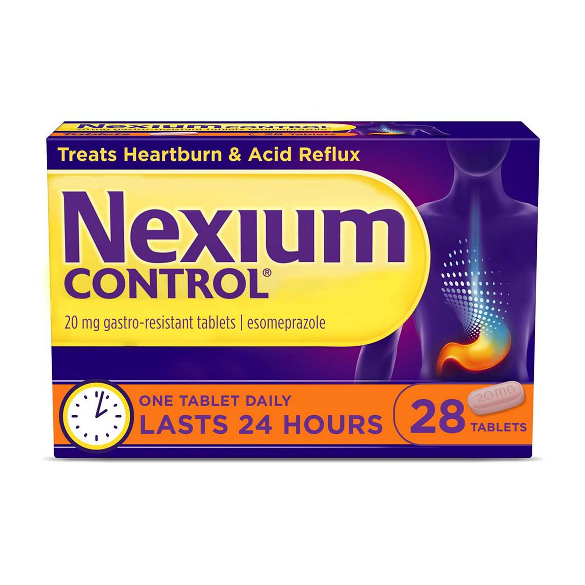 Nexium Control 20Mg Gastro-Resistant Tablets - 28