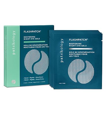 Patchology FlashPatch Restoring Night Eye Gels 5 Pair Box