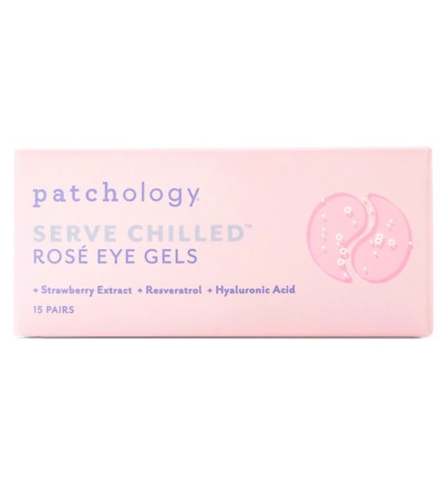 Patchology Serve Chilled Rose Eye Gels 15 Pair Jar