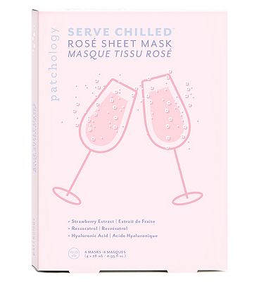 Patchology Serve Chilled Rose Sheet Mask 4 Pack