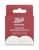 Boots Everyday Velour Powder Puffs 2s
